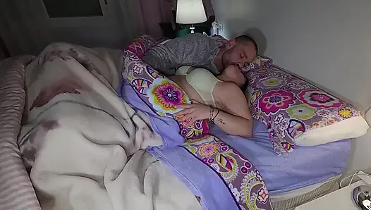 Finally, I Share a Bed with My Stepmom, I Fuck Her and I Cum Inside Her