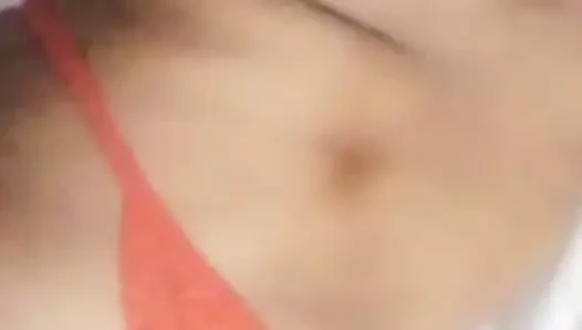 Romantic Indian girl in bed at night