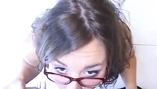 Young Horny Student Fucked and Faceshot by a Big Cock