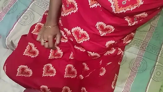 Desi ehefrau im roten kleid bekommt eingeölten arsch & harten doggystyle -selbstgedreht