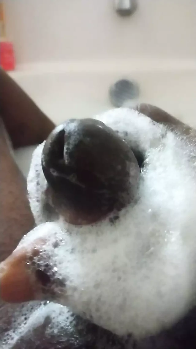Black Dick cleaning cum