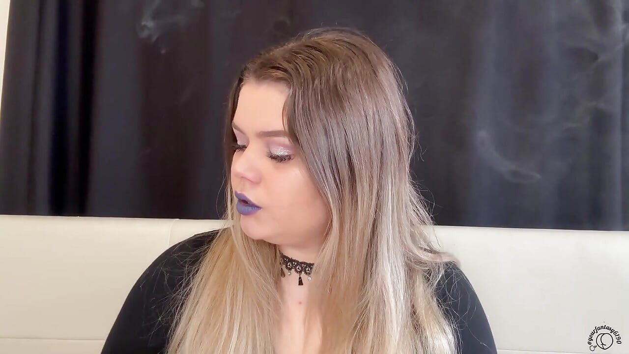 Worship My Smoke: BBW Goddess Puffs Cig & Vape