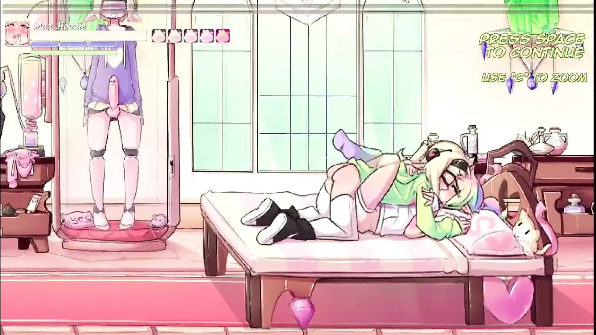 Max the Elf v0.4 femboy hentai game pornplay ep.8 gangbang by the succubus naughty Army