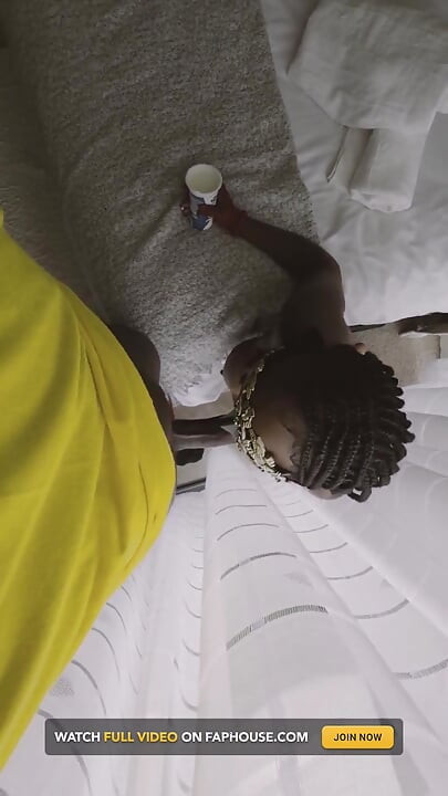 Petite Girl Giving Out Sloppy Blowjob