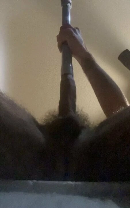 vacuum sucking makes me cum (1 of 3)