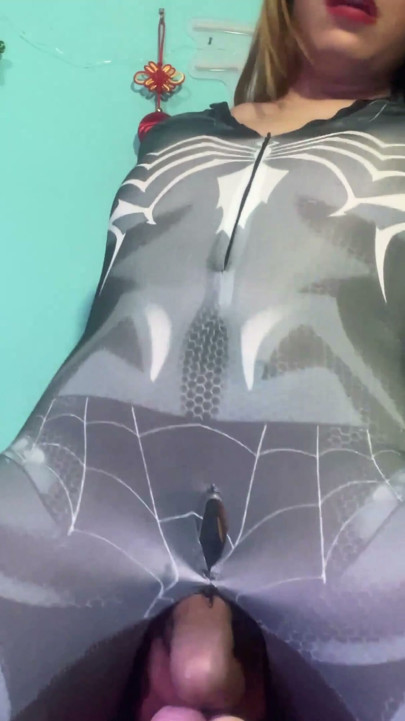 SpiderGwen take big cock inside her ass | Clip 1