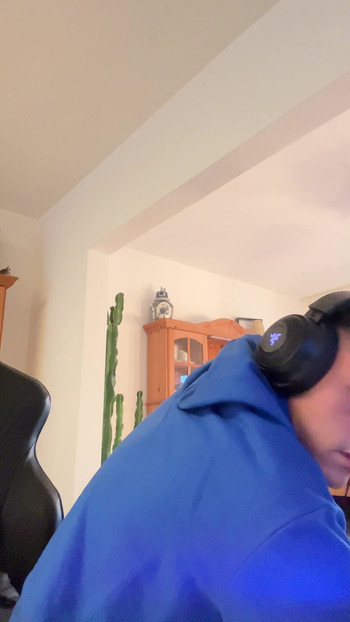 Powerful moment from "Cute german boy jerks off before playing computer"