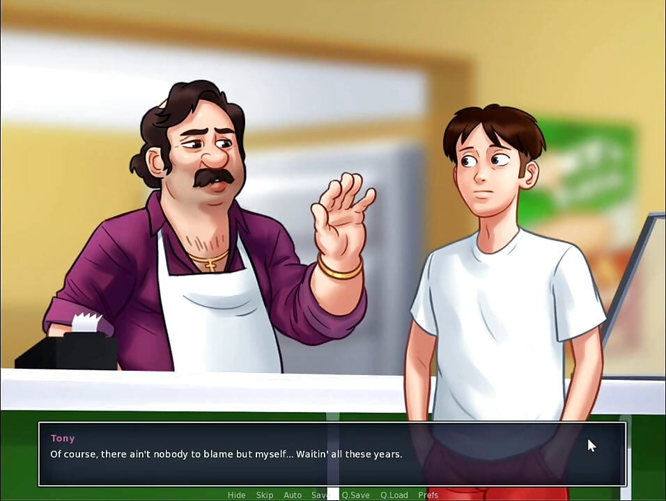 Summertime saga - Johannes got Jenny pregnant.