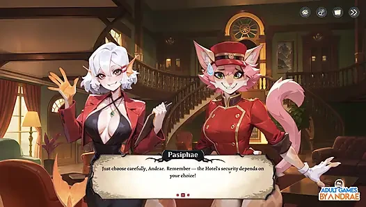 Gameplay hotel bagian 2 - menjelajahi living hotel dan bertemu huntress griselda
