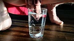 Drink Up Thick Cum In Glass 4k