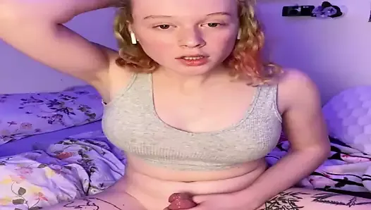 Ginger Delight masturbation