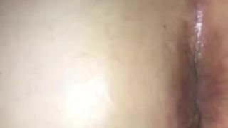 Lubed Bbw ass up Pussy play POV
