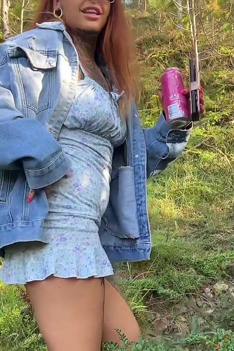 Tattooed Teen Fucks Me on a Hike
