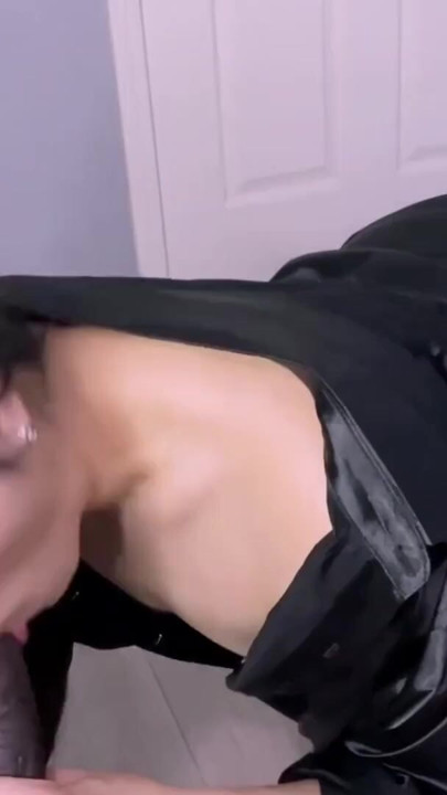 Sexy Hairstylist Cuts your Hair & Swallows your Cum -ASMR BJ | Clip 1