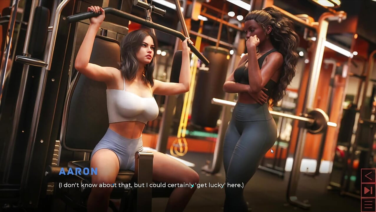 the synthetic milf in bathroom gym public