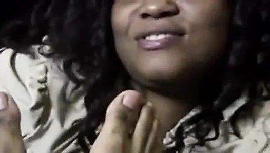 MF Black woman Worshiping Male Feet