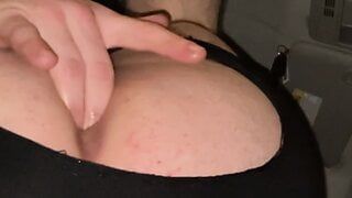 Anal play after I get my virgin hole bald and crossdress