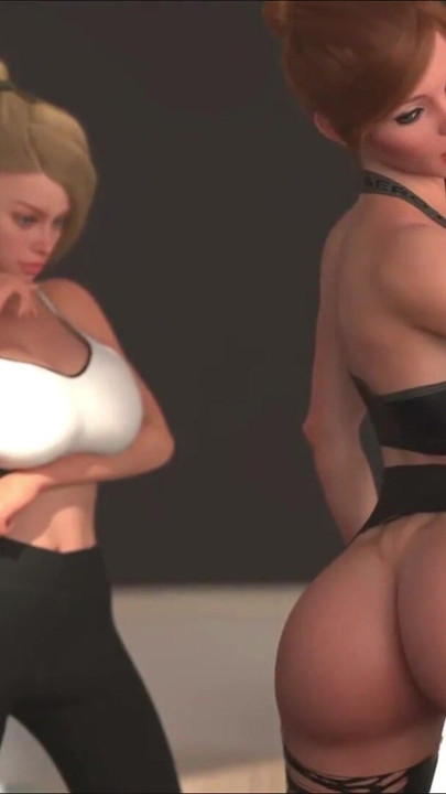 Big Ass Stepmom Leggins Phant Brokes While She Doing Yoga With Stepdaughter Infront Her Stepson | Clip 2
