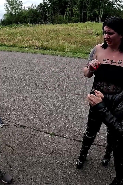 Dominatrix Date/ Loose Slave Gets What He Deserves