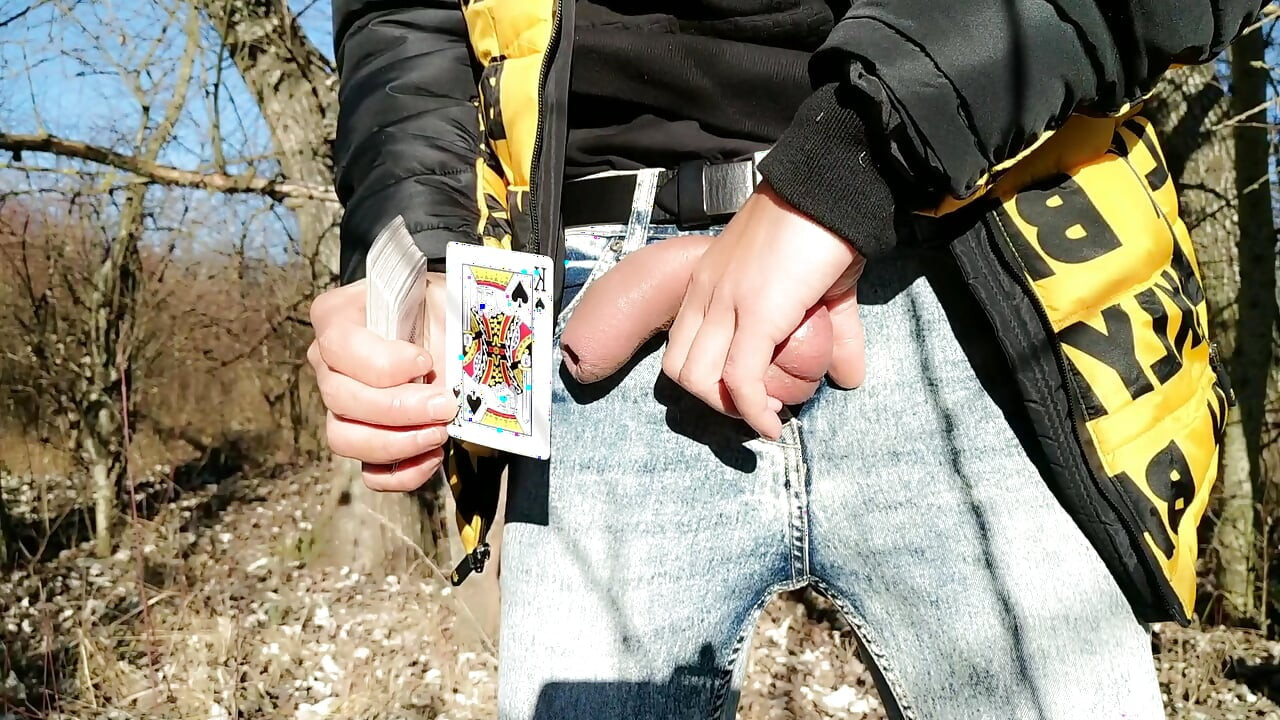 What Card I Will Take I Have to Do It with My Balls and Cock - Slap Squeeze Twitch