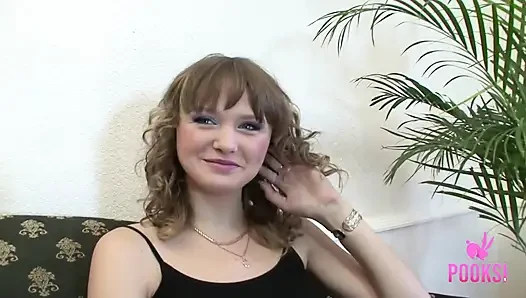 Young amateur blonde Sasha sucking and stroking hard cock!