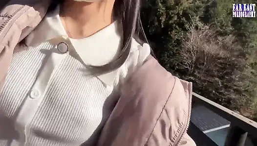 Bare Nip Stroll Where Crowded Eyes Spark a Hot, Tight Peak on Her Perky Tips Phase.3