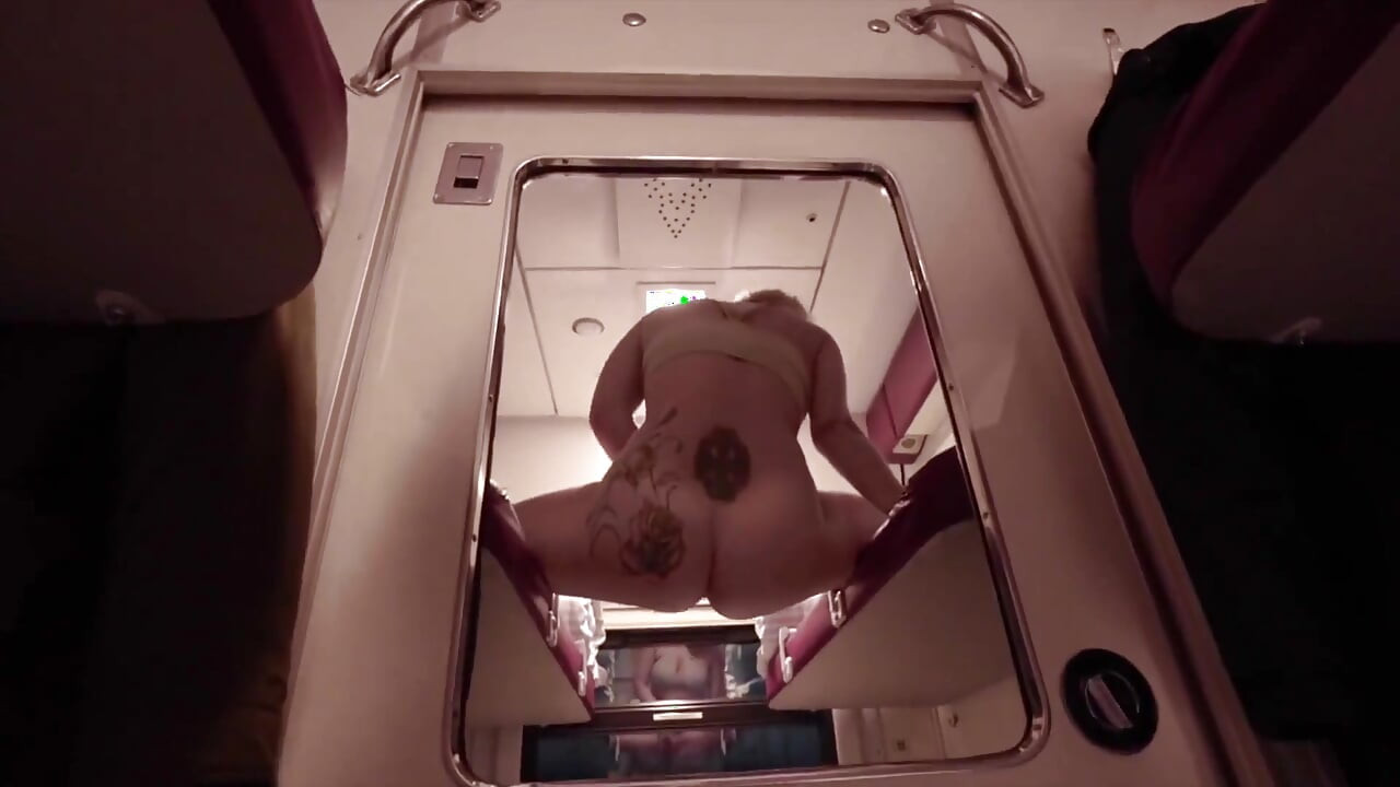 Conocí a una perra caliente en el tren y la folló duro con una gran polla