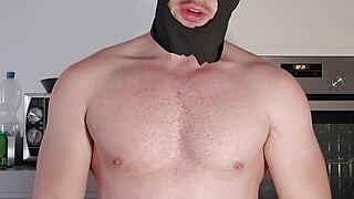 Masked Gay Dom’s Kitchen Naked Power Tease PhantomGentX