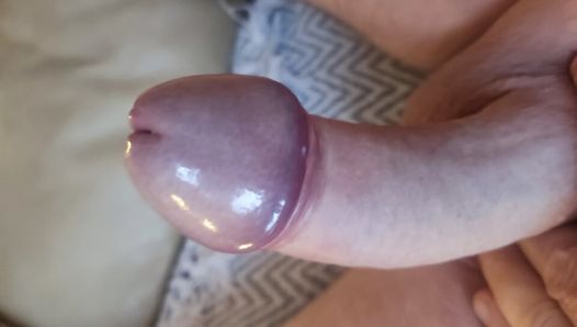 lying on the couch and playing with my little cock and dreaming of a wet hole