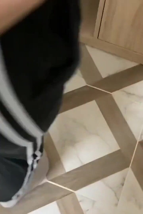 18-year-old Neighbor Came to Visit but She Had to Suck a Dick