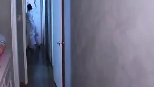 Mature Brunette MILF Rides Furry Toy with Drool