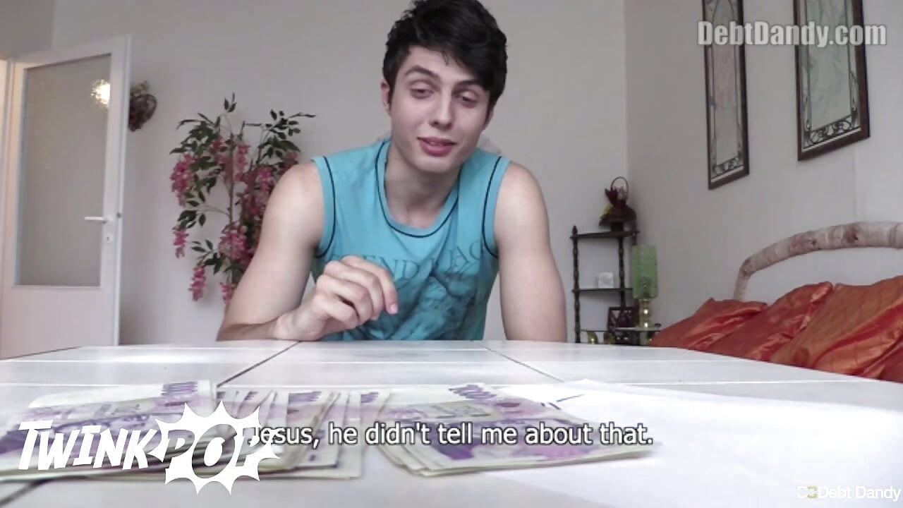 TWINKPOP - He Couldn't Repay The Loan So This Cute Straight Twink Offered Something Much Harder To Refuse