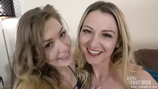 2 hot girls get fucked and wrecked