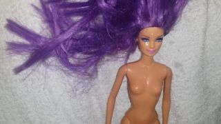 purple hair Barbie gets it again