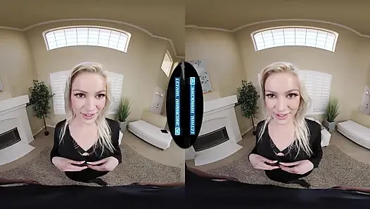 LETHAL HARDCORE VR - Horny Wife Next Door CHERRY KISS Welcomes You To Neighborhood With Her Pussy