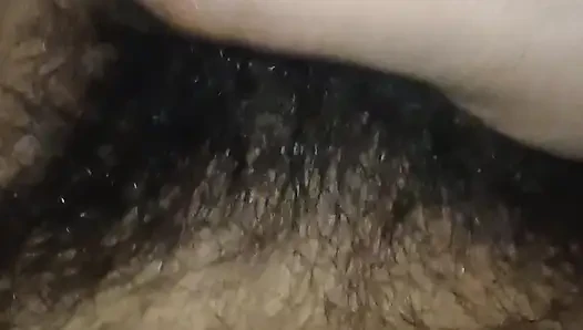 indian boy jerking his big cock close up