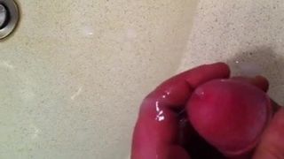 quick cum in the sink