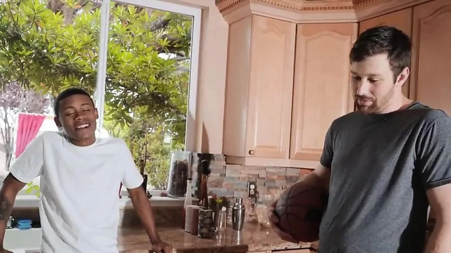 Son's friend gives the milf a surprise