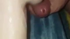 Dildo and cock in a asia pussy