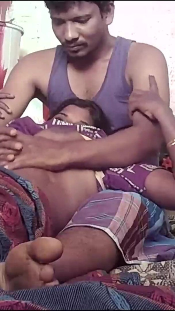 Must-see moment from "Tamil desi village house wife and housband kissing and romantic movement"