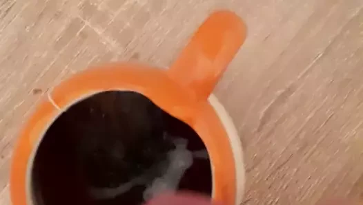 Lezzetli büyük yük sperm çayı için!