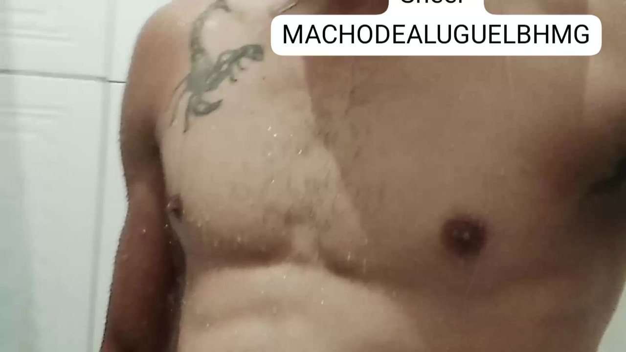 In the shower showing off to you