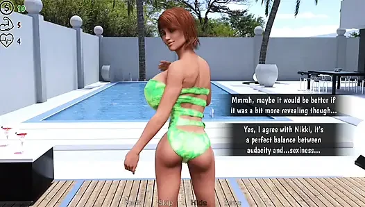 Interactive Story Gameplay with Commentary