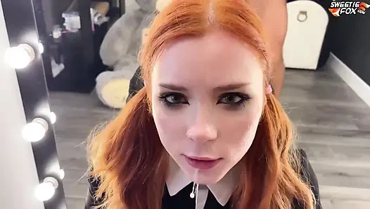 High Class Deep Sucking Big Dick Classmate for Giving a Toy