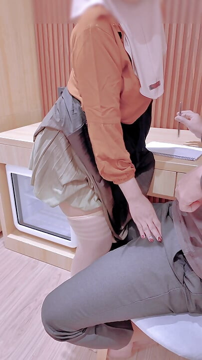 Naked prank in front of a debt collector
