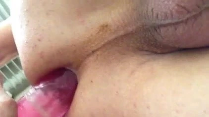 huge anal dildo fucking in ass