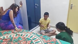 Two Girls Seduced a Young Boy and That Boy Fucked a Girl