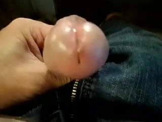 Pre cum penis play out of pants