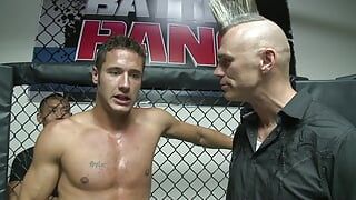Stacy Adams Hops On The Winners Cock In The MMA Cage And