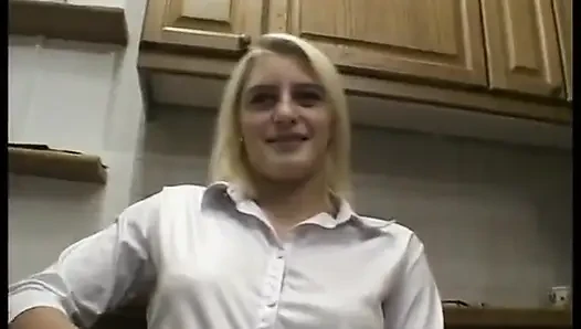 Nice POV blowjob scene with euro MILF